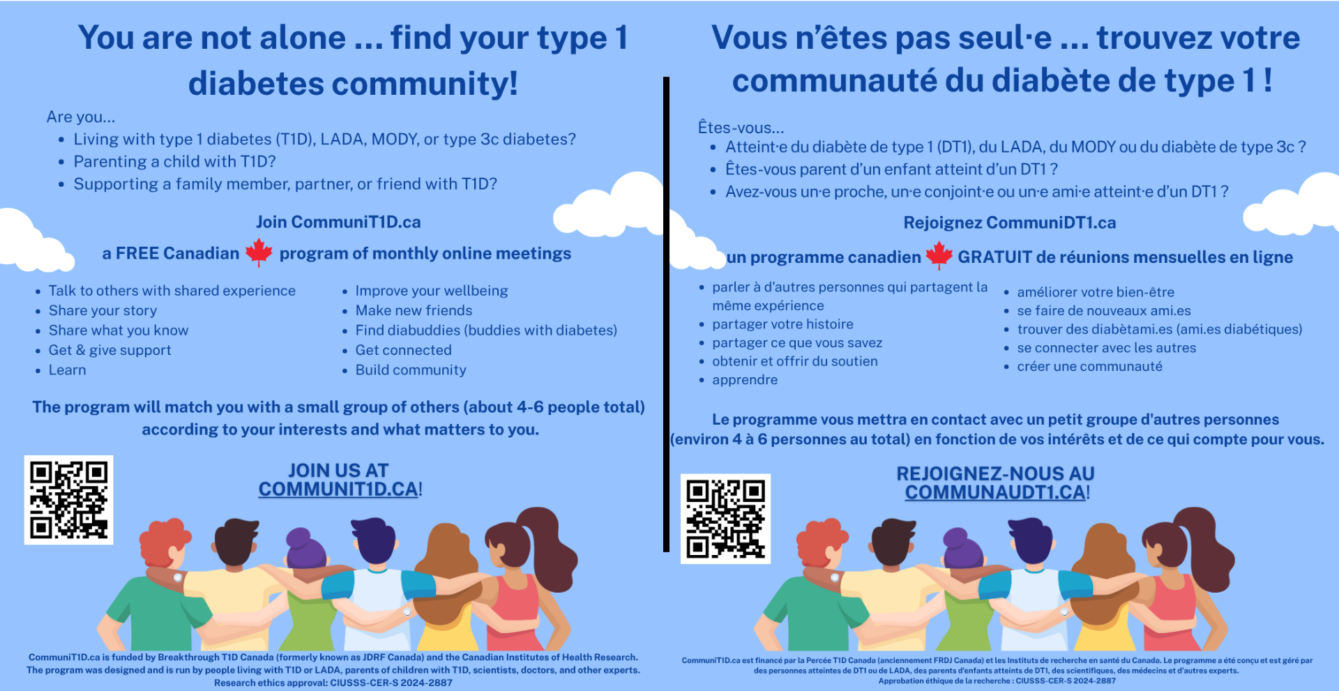 CommuniT1D peer support resource information