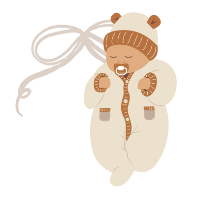 grs-arm-registration Cartoon graphic of a baby sleeping.